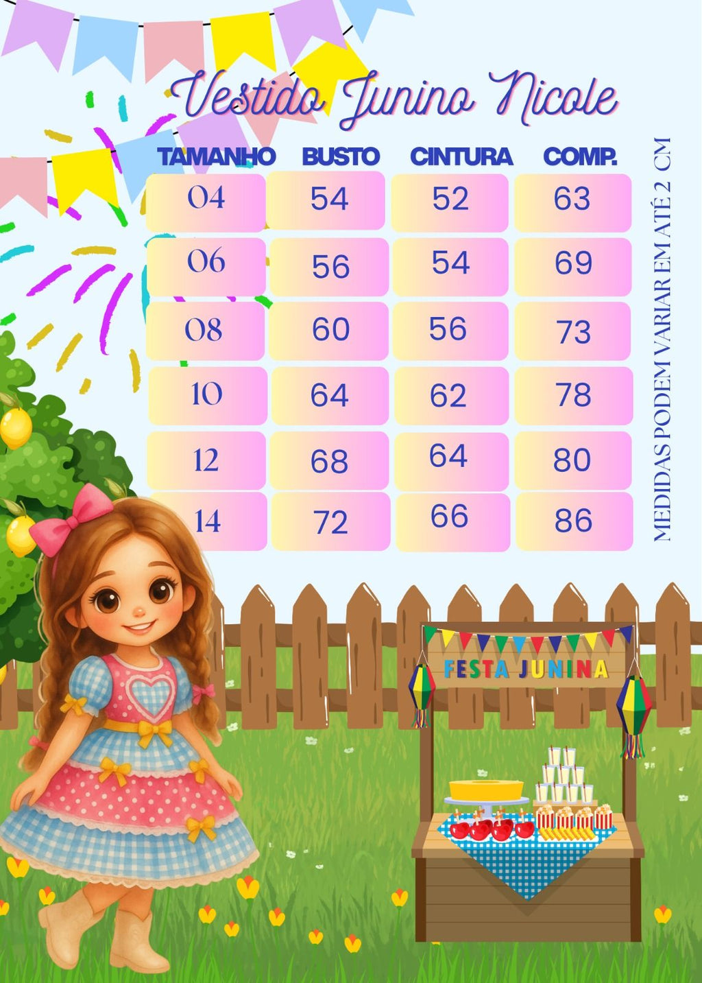 Vestido Junino Natasha
