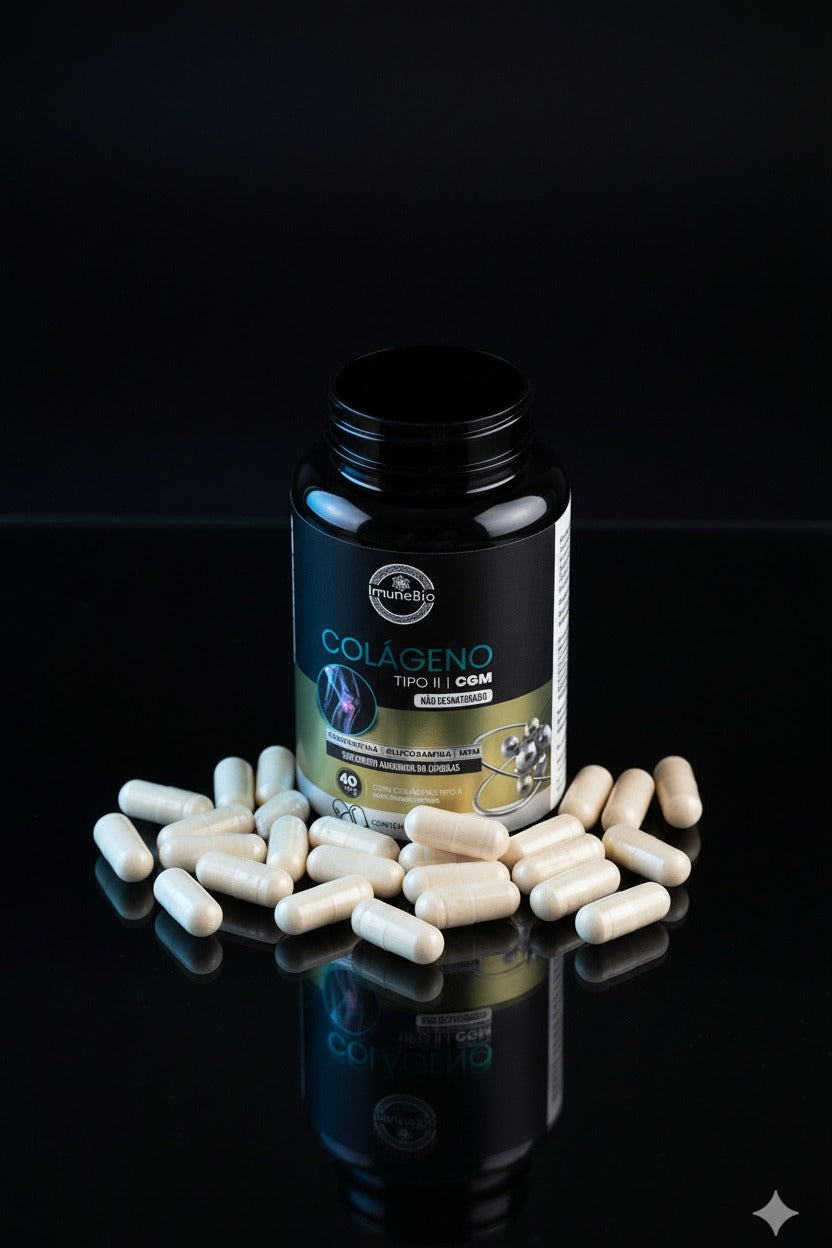 Colágeno Tipo 2 CGM + Glucosamina + Condroitina + MSM 60 Caps; Premium (1)