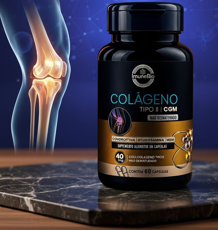 Colágeno Tipo 2 CGM + Glucosamina + Condroitina + MSM 60 Caps; Premium (1)
