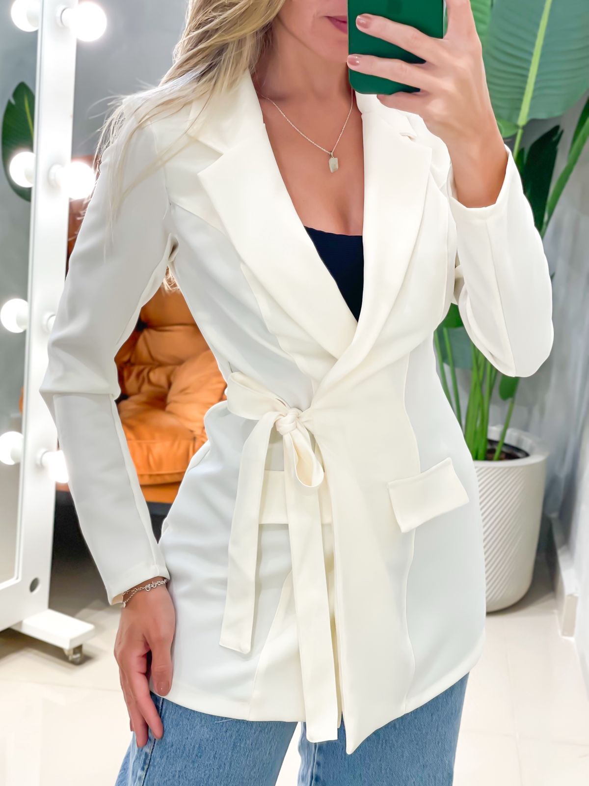 Max Blazer em Louis Twill Transpassado com Amarração Ref. 1933
