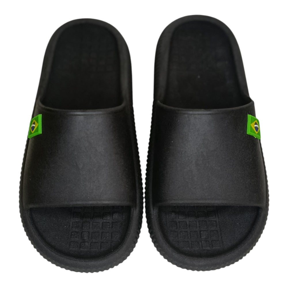 Chinelo Slide Bandeirinha Brasil Copa Leve BR Confortável