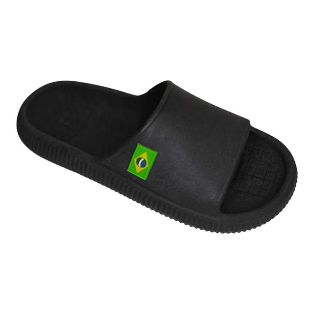 Chinelo Slide Bandeirinha Brasil Copa Leve BR Confortável