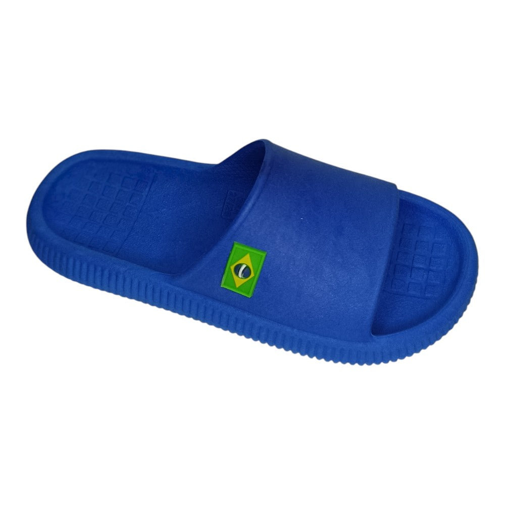Chinelo Slide Bandeirinha Brasil Copa Leve BR Confortável